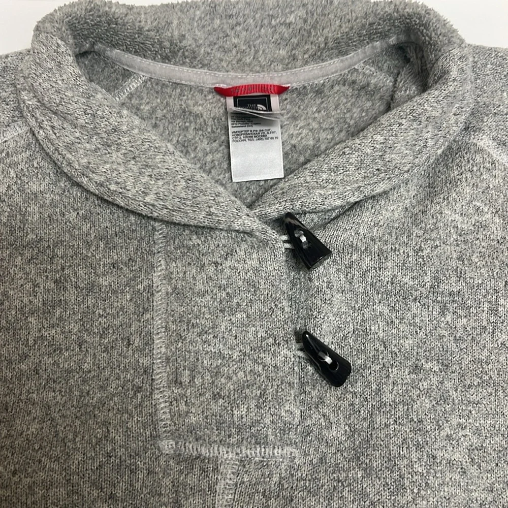 The North Face Women’s Pullover Fleece Sweater Sweatshirt Gray_3